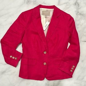 NEW! Banana Republic Factory Blazer Bright Pink